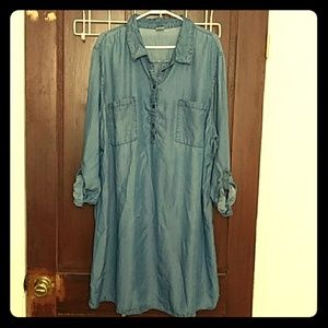Soft Denim Womens Tunic